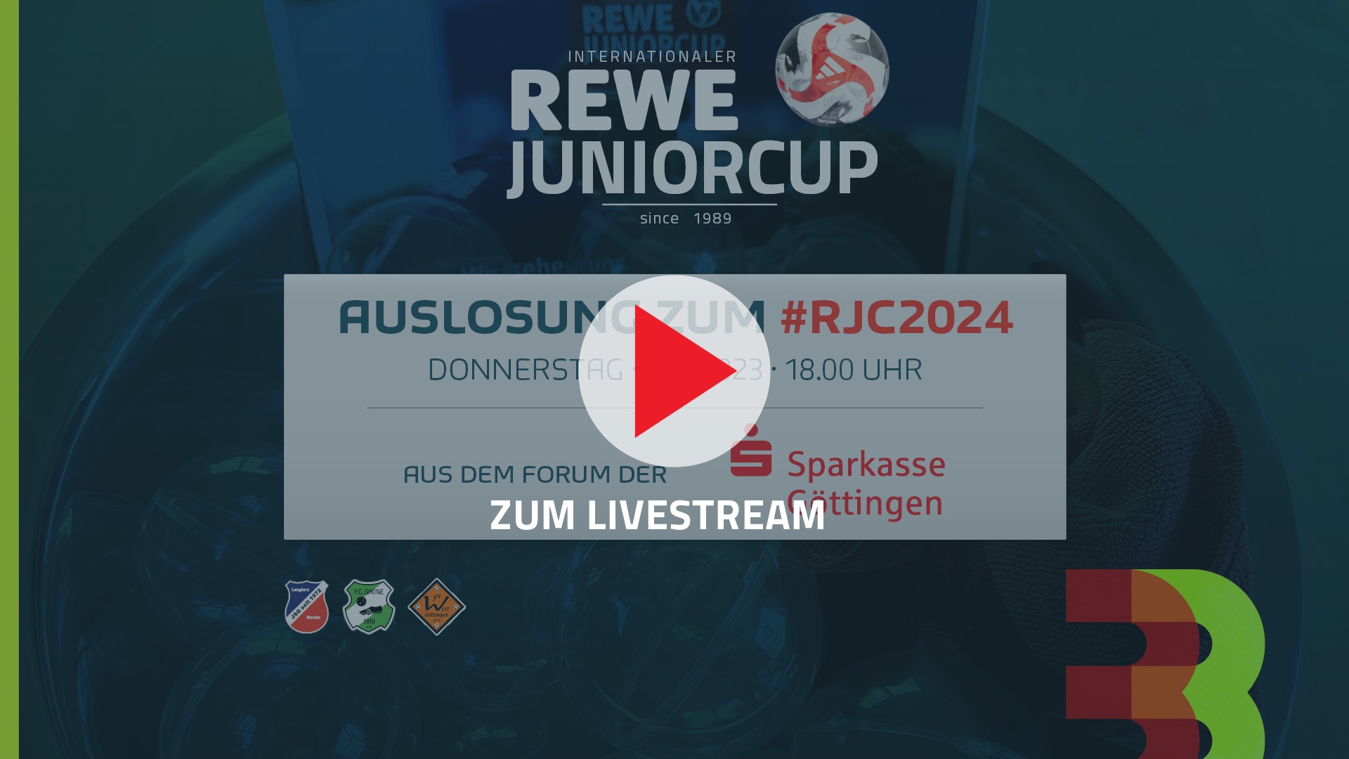 Die Auslosung heute Live aus dem Forum der Sparkasse